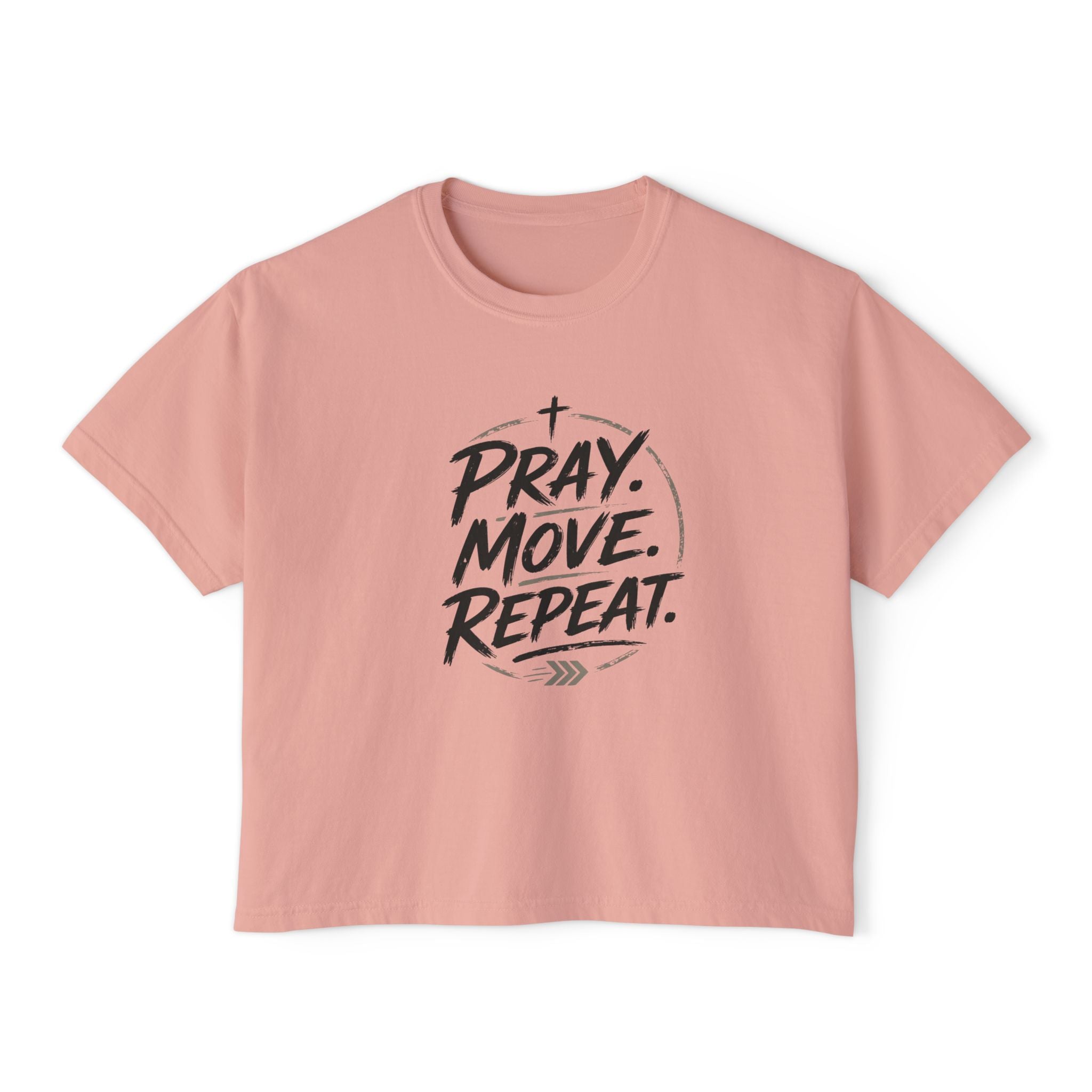 Pray Move Repeat Boxy Tee