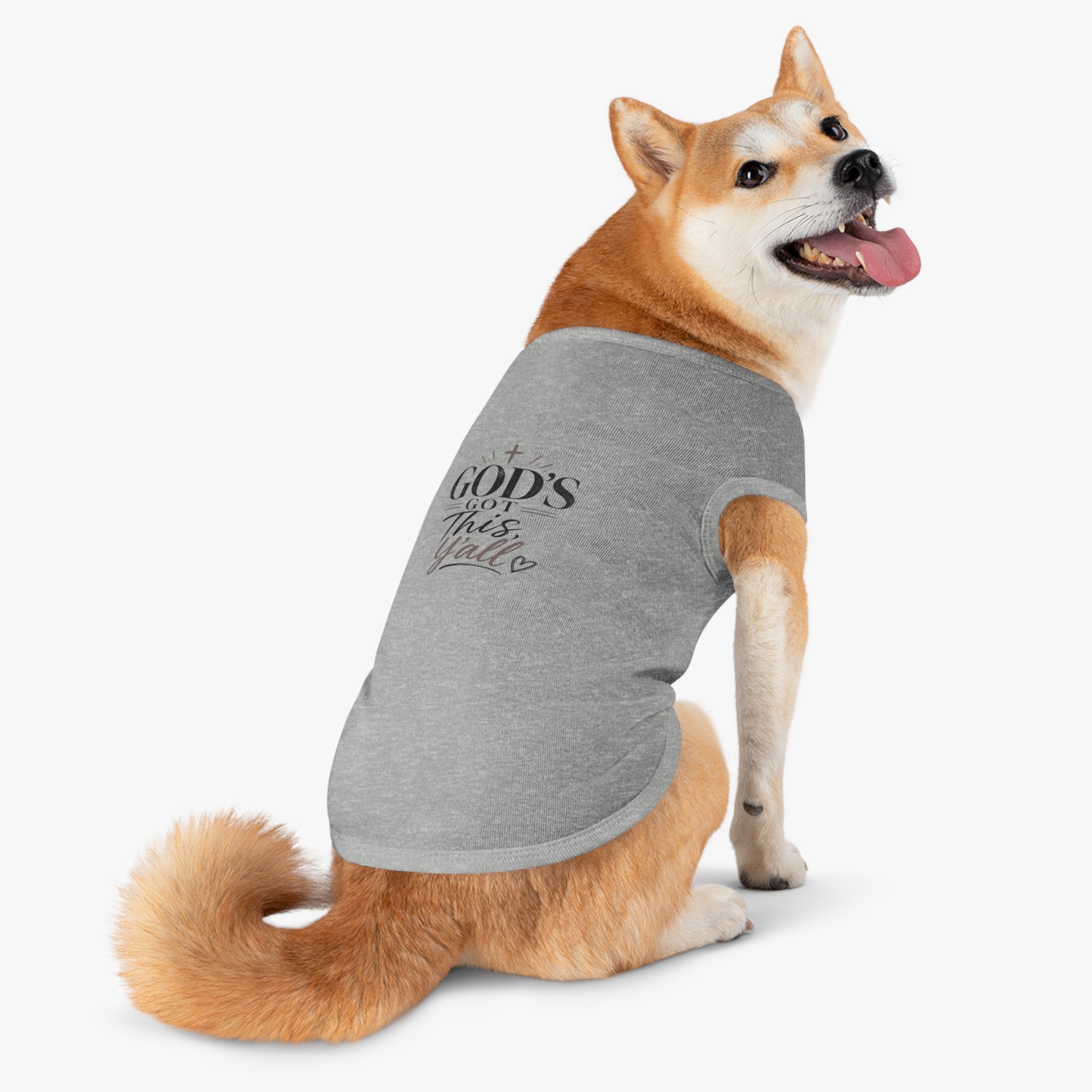 God's Got This Y'all Pet Tank Top — Christian Dog/Cat Shirt, Faith-Inspired Pet Apparel