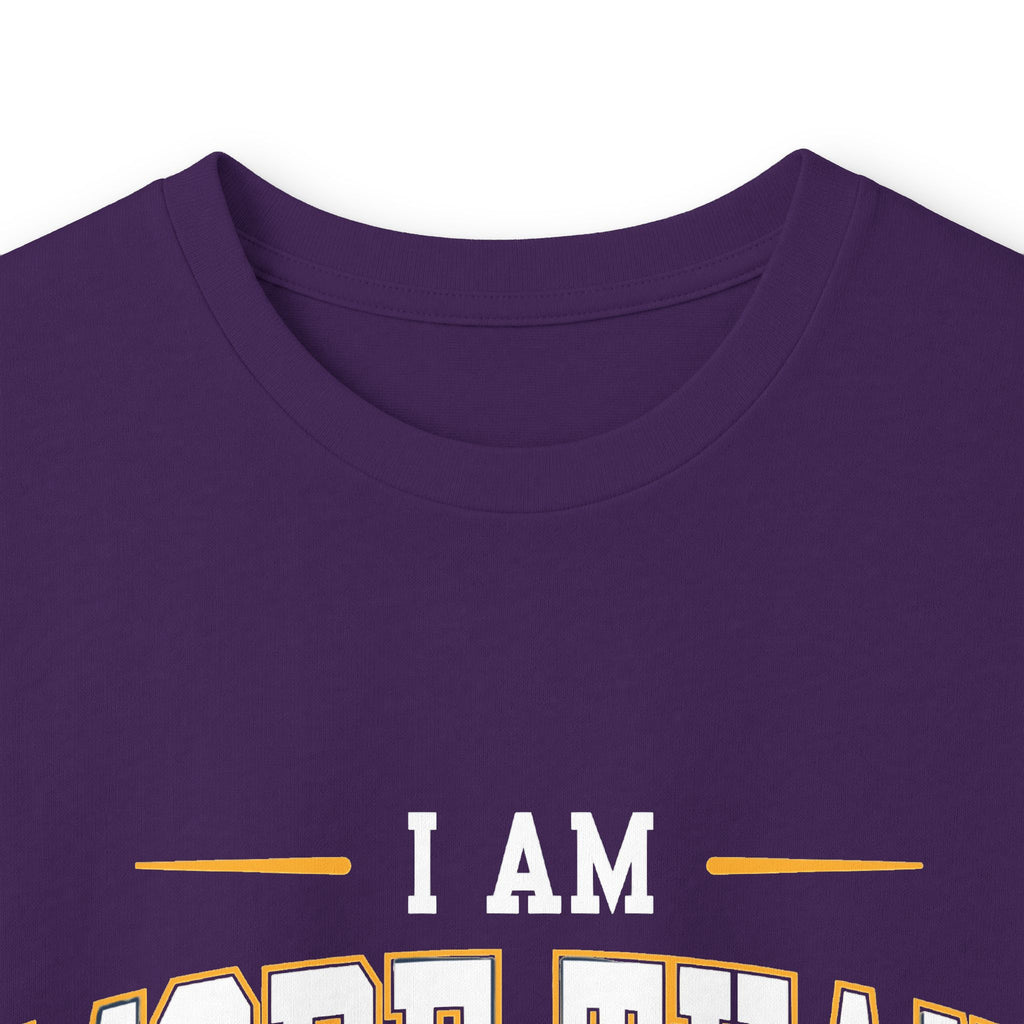 More Than A Conqueror Long Sleeve Tee — Inspirational Christian Graphic Shirt