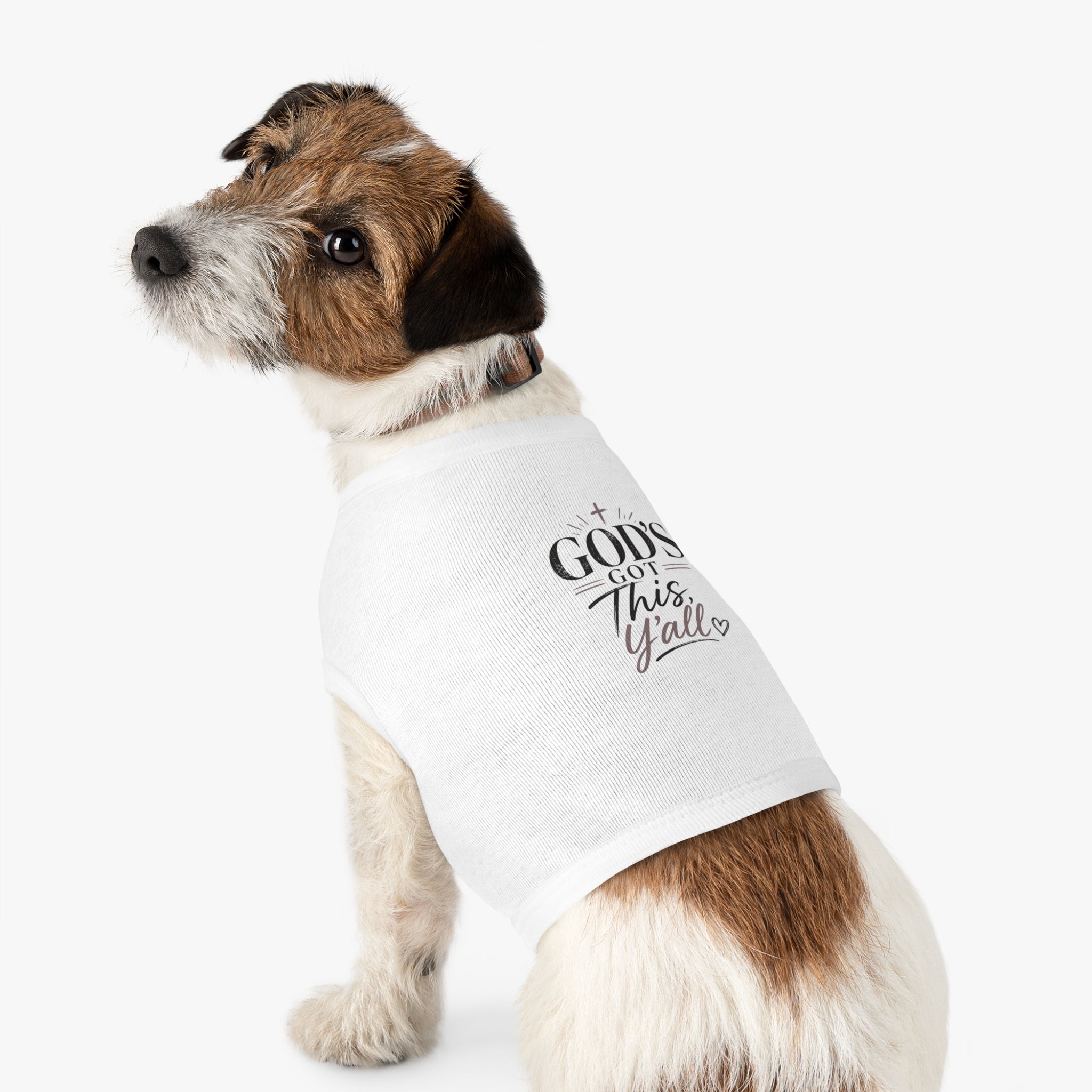 God's Got This Y'all Pet Tank Top — Christian Dog/Cat Shirt, Faith-Inspired Pet Apparel