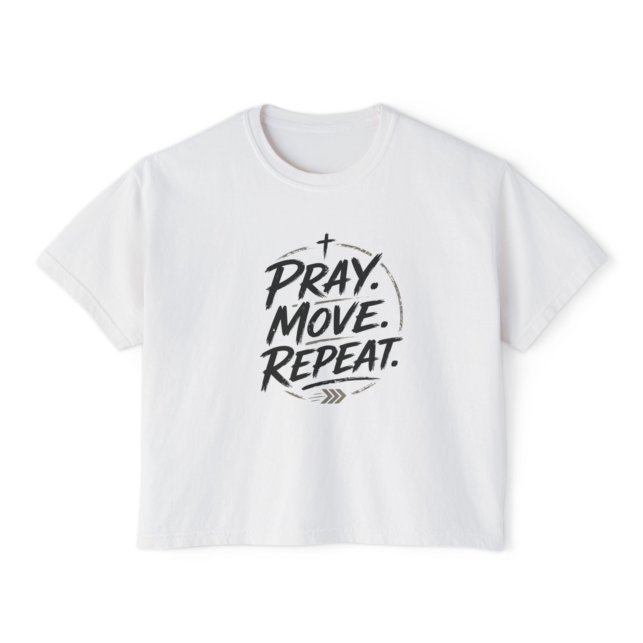 Pray Move Repeat Boxy Tee