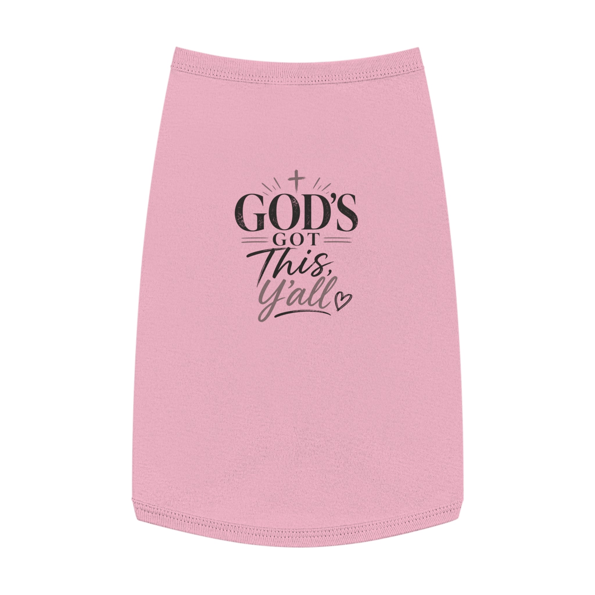 God's Got This Y'all Pet Tank Top — Christian Dog/Cat Shirt, Faith-Inspired Pet Apparel