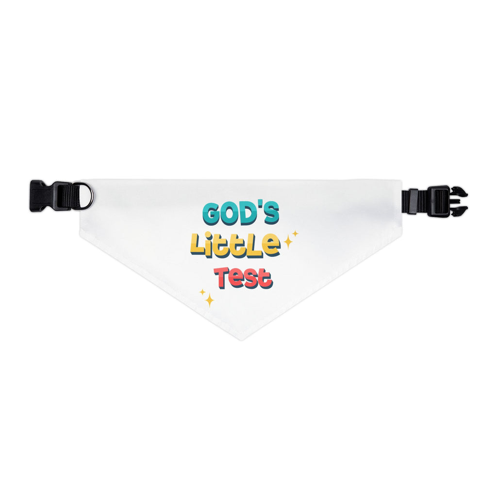 God’s Little Plan Dog Bandana 🐾 Matching Pet Bandana, Christian Dog Scarf, Faith Based Pet Accessory, Pairs with “Praying for Patience” Shirt