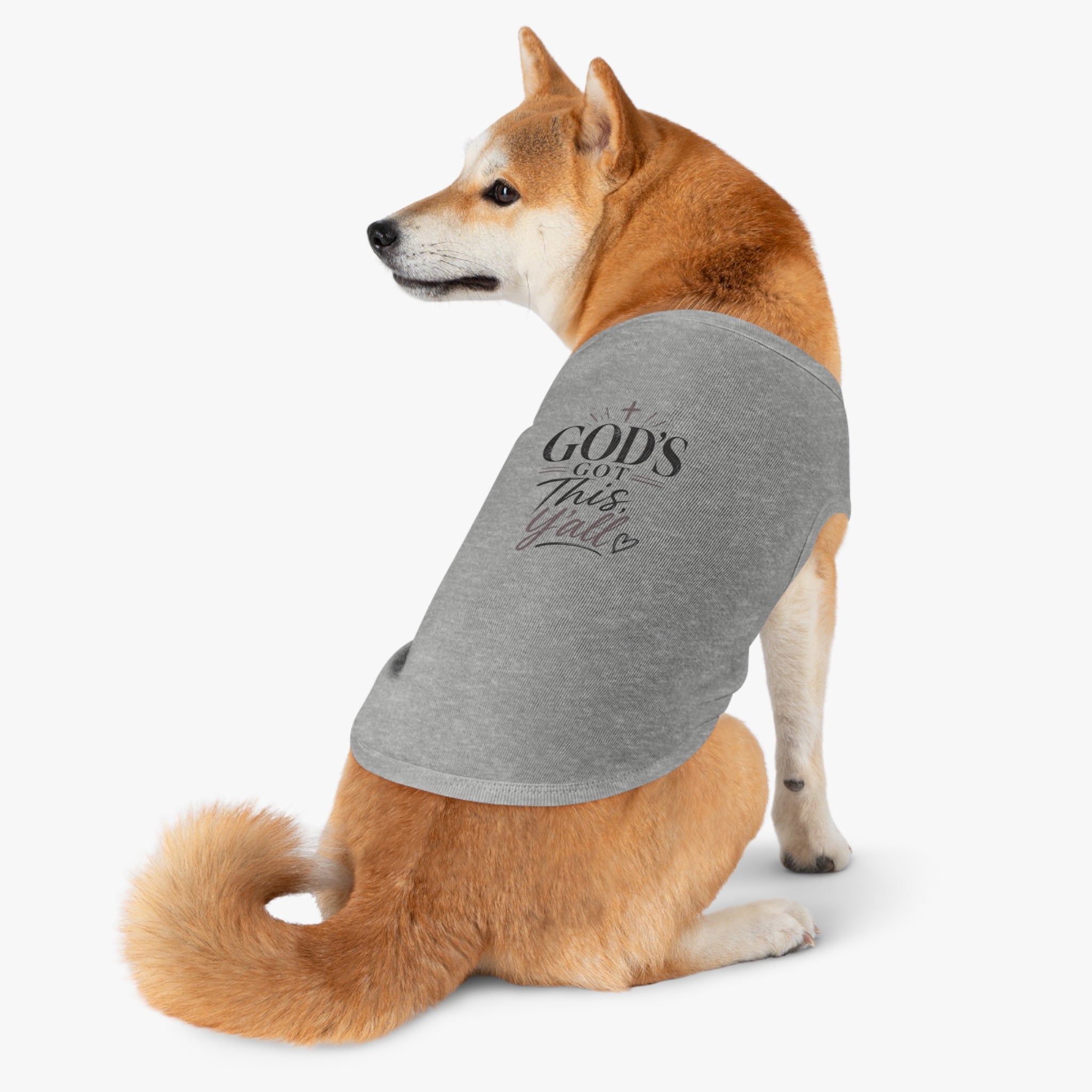 God's Got This Y'all Pet Tank Top — Christian Dog/Cat Shirt, Faith-Inspired Pet Apparel