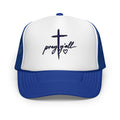 Pray Y’all Trucker Hat with Cross Embroidery, Christian Hat